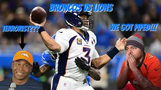 BRONCOS GOT RILEY REID'ED!!! (BRONCOS VS LIONS REACTION)