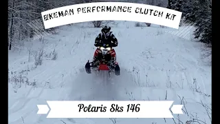 2019 Polaris Sks 146 with Bikeman Performance Clutch Kit