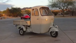 1946 Piaggio Ape Utility Truck Prototype Vin # 1 aka Tuk Tuk on My Car Story with Lou Costabile