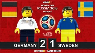 Germany vs Sweden 2-1 • World Cup 2018 • All Goals Deutschland Schweden Highlights Lego Football