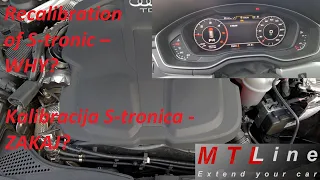 Audi A4 2.0TDI S-tronic, MY2016 – S-tronic recalibration – rekalibracija S-tronic menjalnika