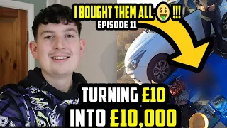 Made over £500 at the Car Boot Sale I £10 to £10,000 Challenge Ep 12