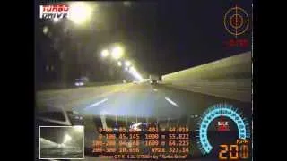 Nissan GT-R 4.3L HKS GT800+ 327km/h (203mph) CRASH