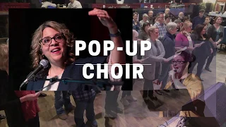 Staccato Pop-Up Choir sings Let it Be / Hey Jude