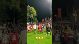 Bayer 04 Leverkusen frauen winning celebration against FC Koln frauen