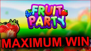 🔥 Record Win - Max Win 🔥Fruit Party Casino Big Win Freespins Bonus Basegame Pragmatic Online Slot