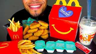 MCDONALD'S CHICKEN NUGGETS HAPPY MEAL OREO MCFLURRY FRIES EATING SHOW MOUTH SOUNDS ASMR