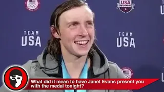 Katie Ledecky on Event Schedules: "I do think the men have it a little bit easier"