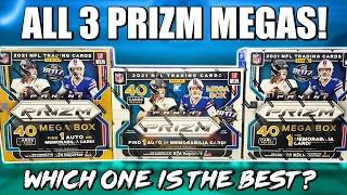 ALL THREE 2021 PRIZM NFL MEGABOXES! | Which one is Best? 🤔