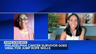 Philadelphia cancer survivor goes viral for jump roping skills