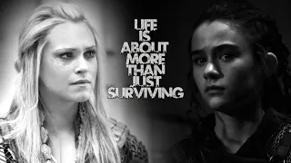 Clarke & Madi & Lexa | Maybe life should be more than just surviving | The 100 | White blood [+5x12]