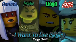 Harumi, Morro, Akita, Lloyd - I Want To Live (Skillet) - Ninjago Tribute