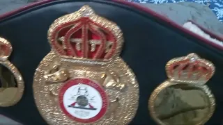 WBA replica boxing belt.