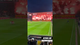 DYNAMO DRESDEN PYROSHOW gegen HALLESCHER FC !! 04.10.23