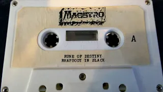 Maestro- Aggressive Progressive Demo 1986 xfer f/ master cassette tape Greg Williams Sentinel Beast