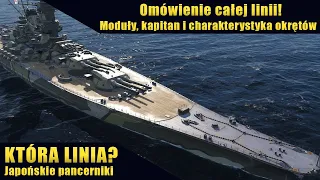 Japońskie pancerniki - Moduły, kapitan i charakterystyka okrętów