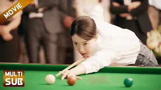 new girl was looked down upon, but she turned out to be a snooker expert and easily beat number one!