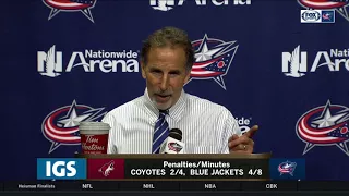 John Tortorella is happy with the effort to win back-to-back games