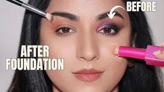 Should YOU apply Eye Makeup Before Foundation?