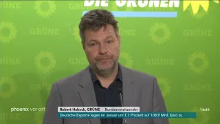 Pressekonferenz von Bündnis 90/Die Grünen mit Robert Habeck am 11.03.19