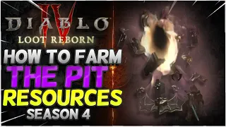How to Farm Pit Materials FAST in Diablo 4 Season 4!