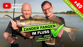 So fängst du ZANDER im Fluss ✅