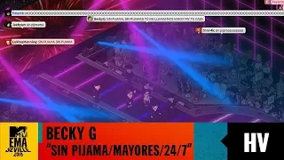 Becky G - "24/7 / Sin Pijama / Mayores" MTV EMA 2019 (Habbo Version) | HV