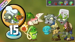 Plants vs  Zombies 2 - Food Fight Bonanza! 2023 Level 15 [Plants Lvl 1 & No Premium] + DOWNLOAD