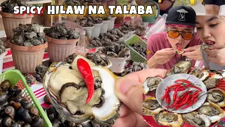 Spicy HILAW NA TALABA & 20 SPICY CHILI NUCLEAR FIRE MUKBANG PINOY MUKBANG