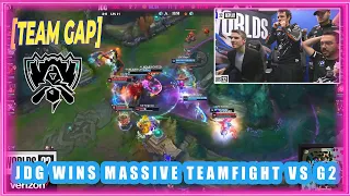 JDG Wins Massive TeamFight vs G2 [TEAM GAP]