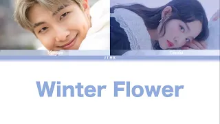 Younha Winter Flower (Feat  RM of BTS) 윤하 Winter Flower 가사 [Color Coded Lyrics/Ko/Eng/Es]