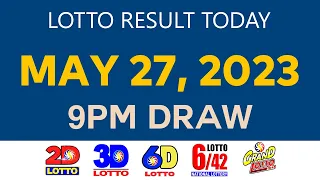 [Saturday] Lotto Result Today MAY 27 2023 9pm Ez2 Swertres 2D 3D 6D 6/42 6/55 PCSO