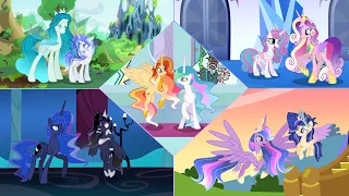 MLP[Next Gen](Speedpaint) The old and new royals[Base Edit]