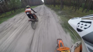 ktm exc 525 run