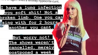 Hayley Williams gets pissed at the haters