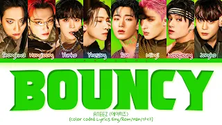 ATEEZ (에이티즈) - "BOUNCY (K-HOT CHILLI PEPPERS)" (Color Coded Lyrics Eng/Rom/Han/가사)