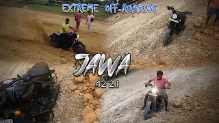 Deadly off Road on jawa 42 2.1 | extreme bike adventure 😳