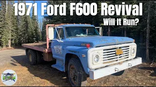 Sitting Since 1992 - Will it Run? 1971 Ford F600 Revival