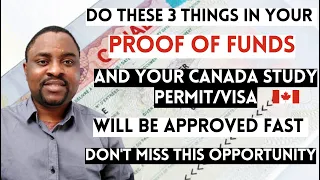 3 Things You MUST Do Before Applying for Canada Study Permit | Proof of Funds Canada Immigration
