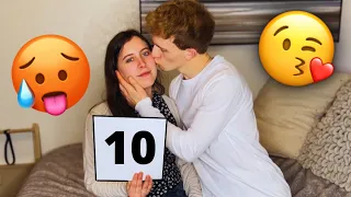 Testing The 10 Hottest Kisses on My Girlfriend! *JUICY*