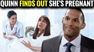 Quinn finds out she's pregnant CBS The Bold and the Beautiful Spoilers