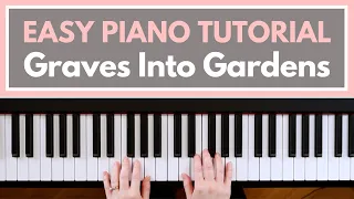 Graves Into Gardens - Elevation Worship (Easy Piano Tutorial)