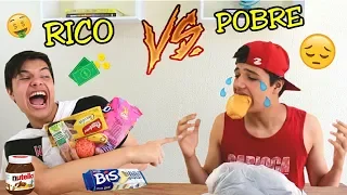 RICO VS POBRE NA ESCOLA #2 -  HORA DO LANCHE!!!