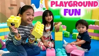 FUN INDOOR PLAYGROUND with BABY TRAVIS