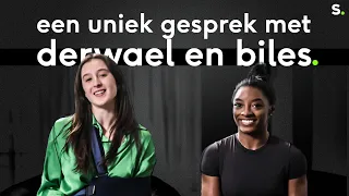 Nina Derwael interviewt Simone Biles in uniek gesprek: "Zat je hier echt in het publiek in 2013?"