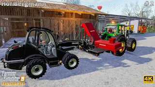 Farming Simulator 19🔸Hof Bergmann #02🔸Plowing. Drying Barley. Making & Selling Seed Bags🔸4K