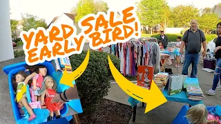 Yard Sale Scores Worth Getting Up Early For!!