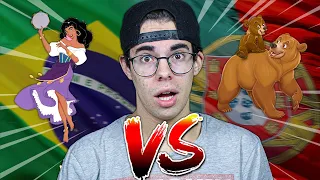 PORTUGAL vs. BRASIL - MÚSICAS DA DISNEY!!! - PARTE 11