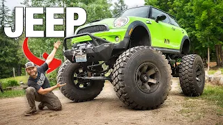 We Built a Monster Truck Mini Cooper!