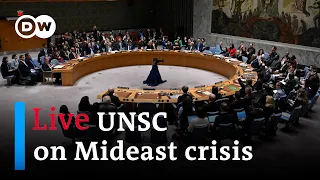 Live: UN Security Council debates the situation in the Middle East | DW News